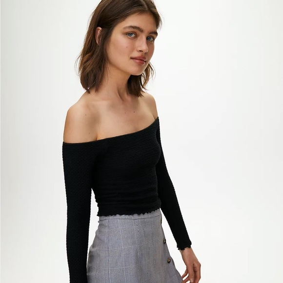 Sunday Best off the shoulder seamless long sleeve - Picture 3 of 6